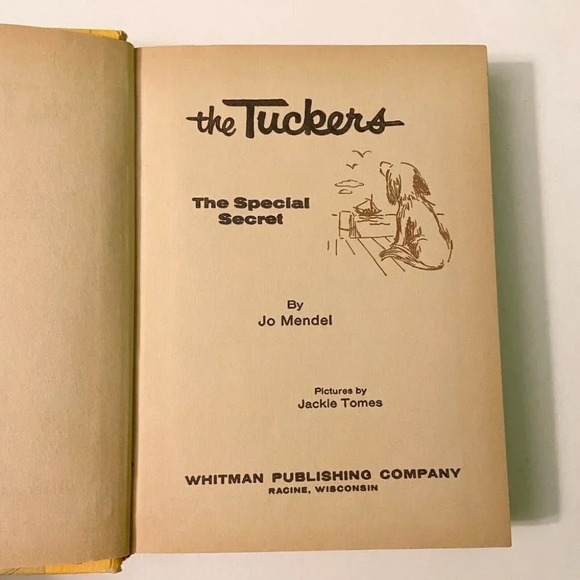 Vintage 1961 The Tuckers The Special Secret by Jo Mendel Book - Picture 3 of 12